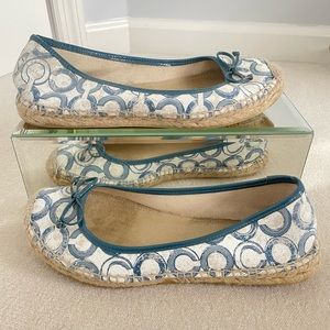 Coach monogram espadrille